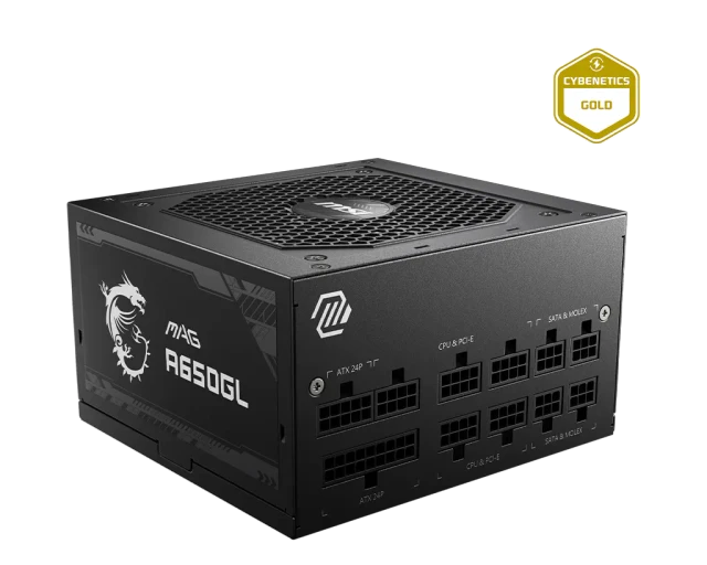 MSI MAG A650GL 650 W · fotografía oficial.