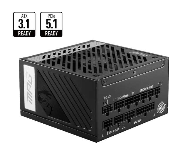 MSI MPG A750G PCIE5 750 W · fotografía oficial.
