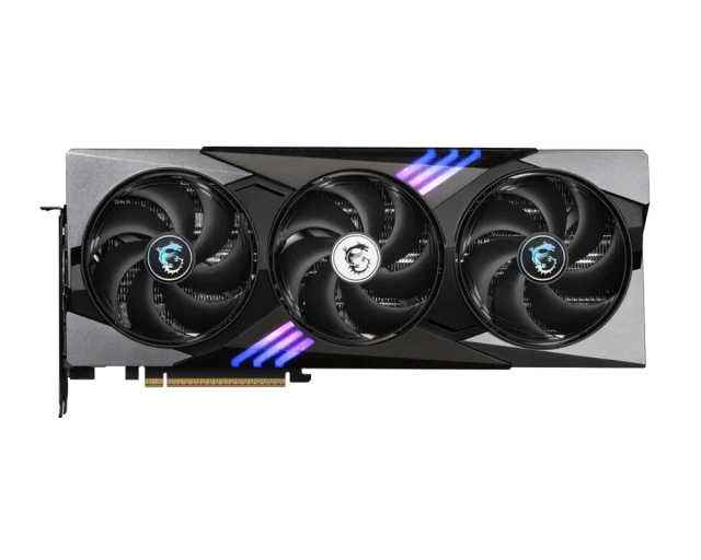 MSI GeForce RTX 5080 16G GAMING TRIO OC · fotografía oficial.