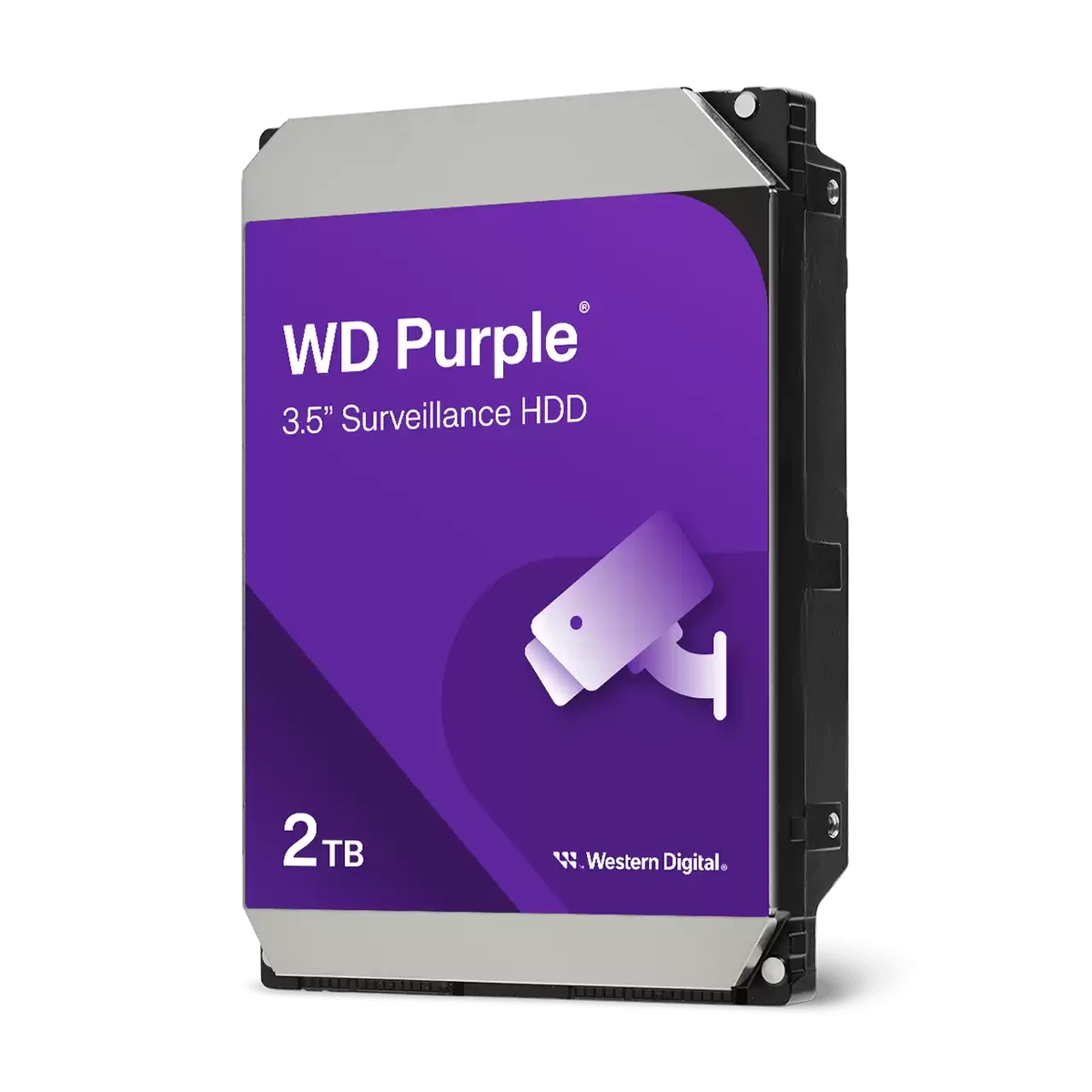 Imagen del producto WD Purple 2 TB · HDD para vigilancia.