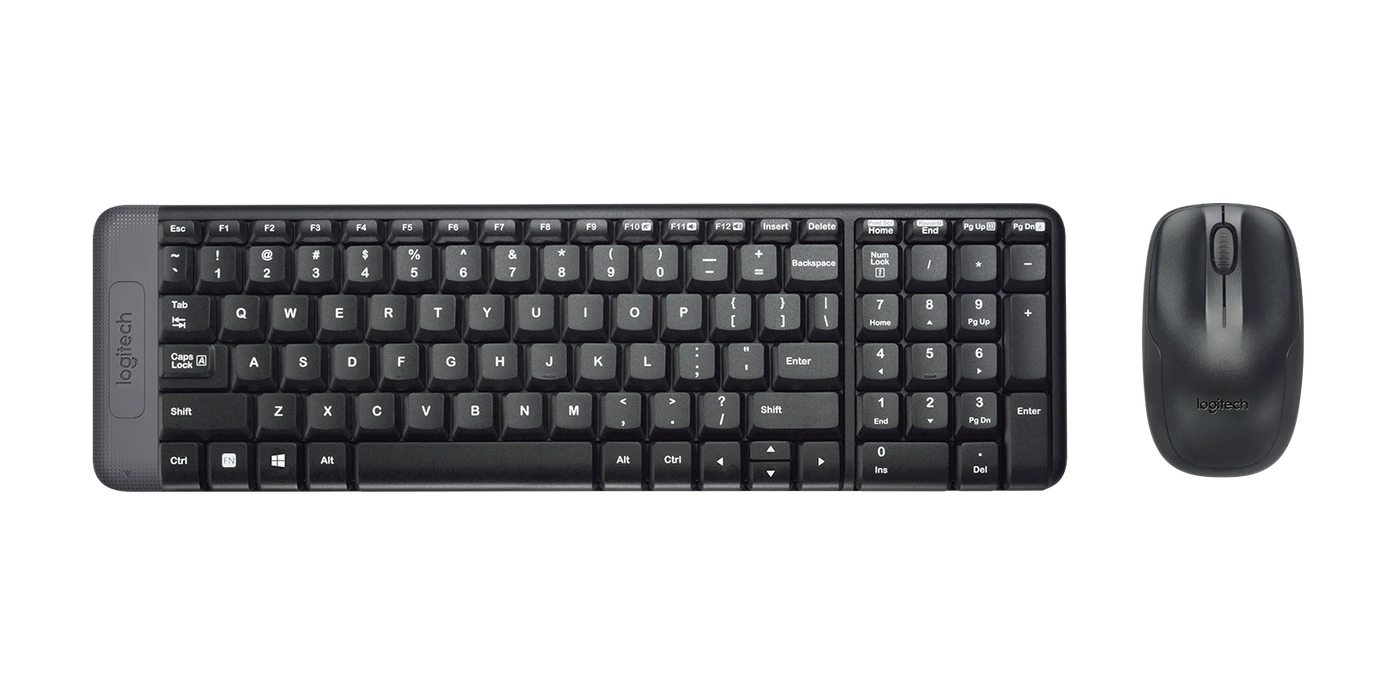 Imagen del producto Logitech MK220 · combo de teclado y mouse.