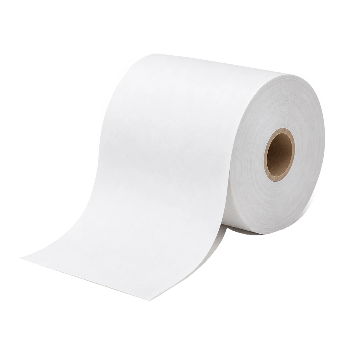 Imagen de rollo de papel térmico en blanco