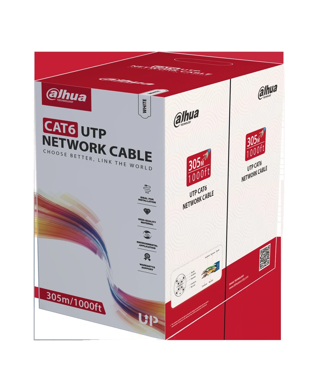 Cable UTP Cat 6A: imagen del tipo de producto.