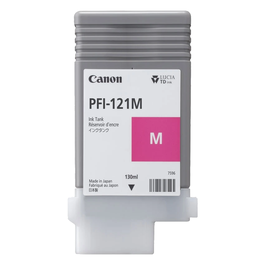 Canon PFI-121M · Magenta · fotografía oficial del fabricante.
