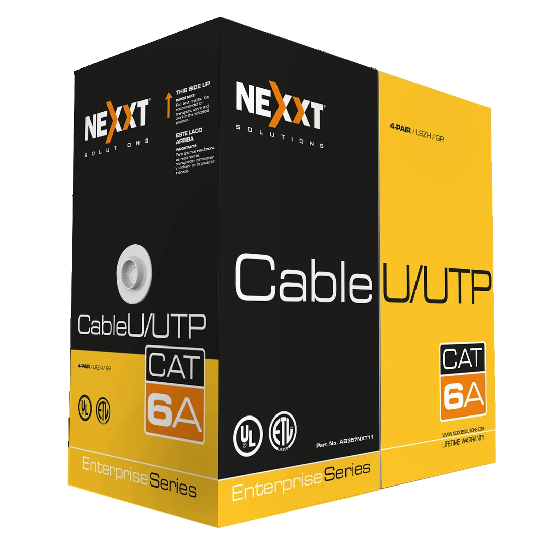 Imagen del fabricante de Nexxt Enterprise AB357NXT11 · UTP Cat6A LSZH · 305 m
